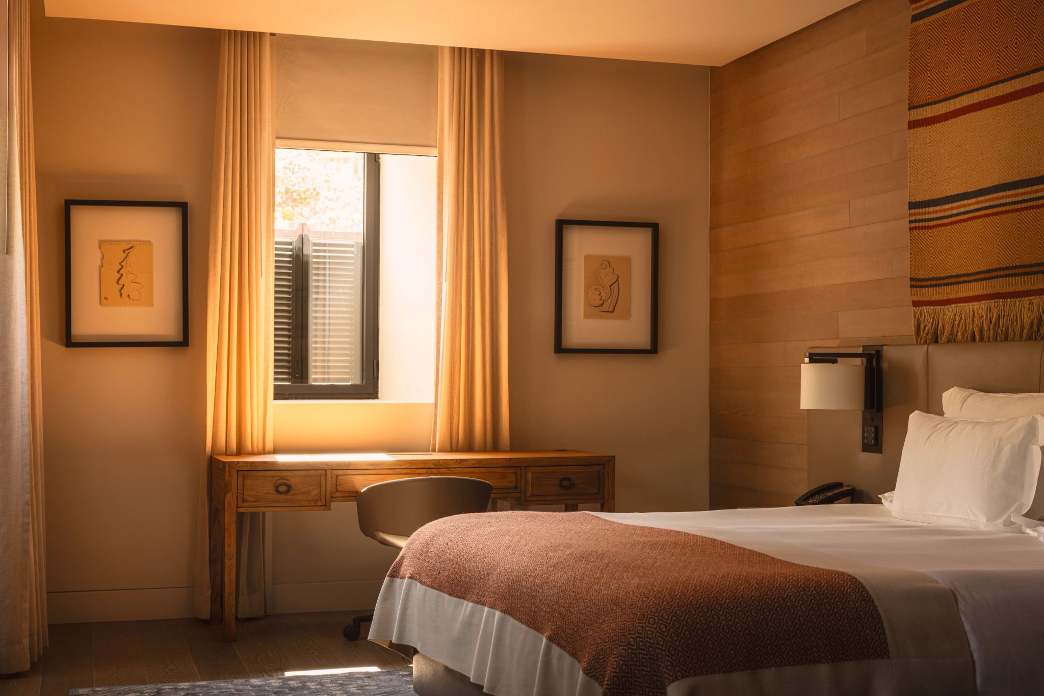 cama king-size - suite de luxo - decoracao moderna