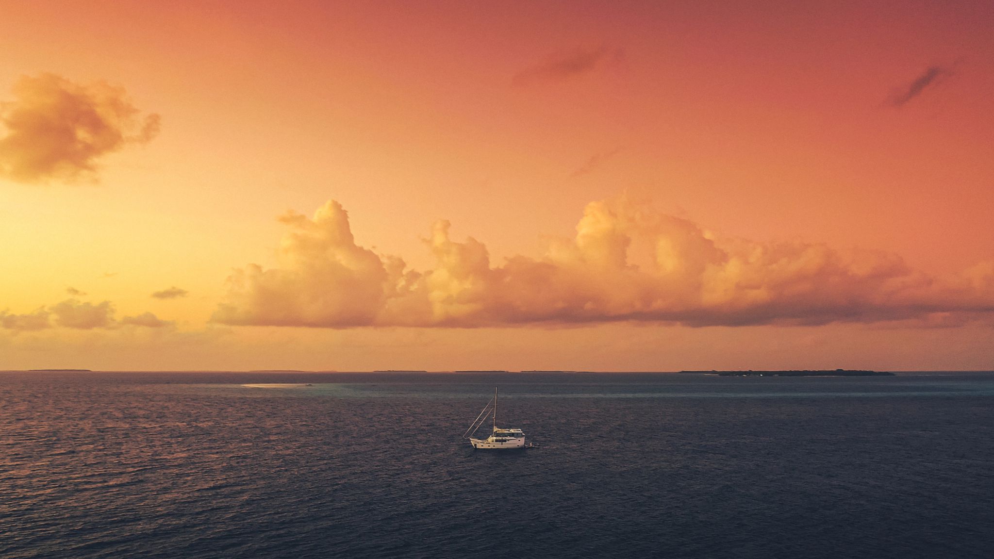Passeio de barco por do sol - passeio de lazer - lazer nas maldivas