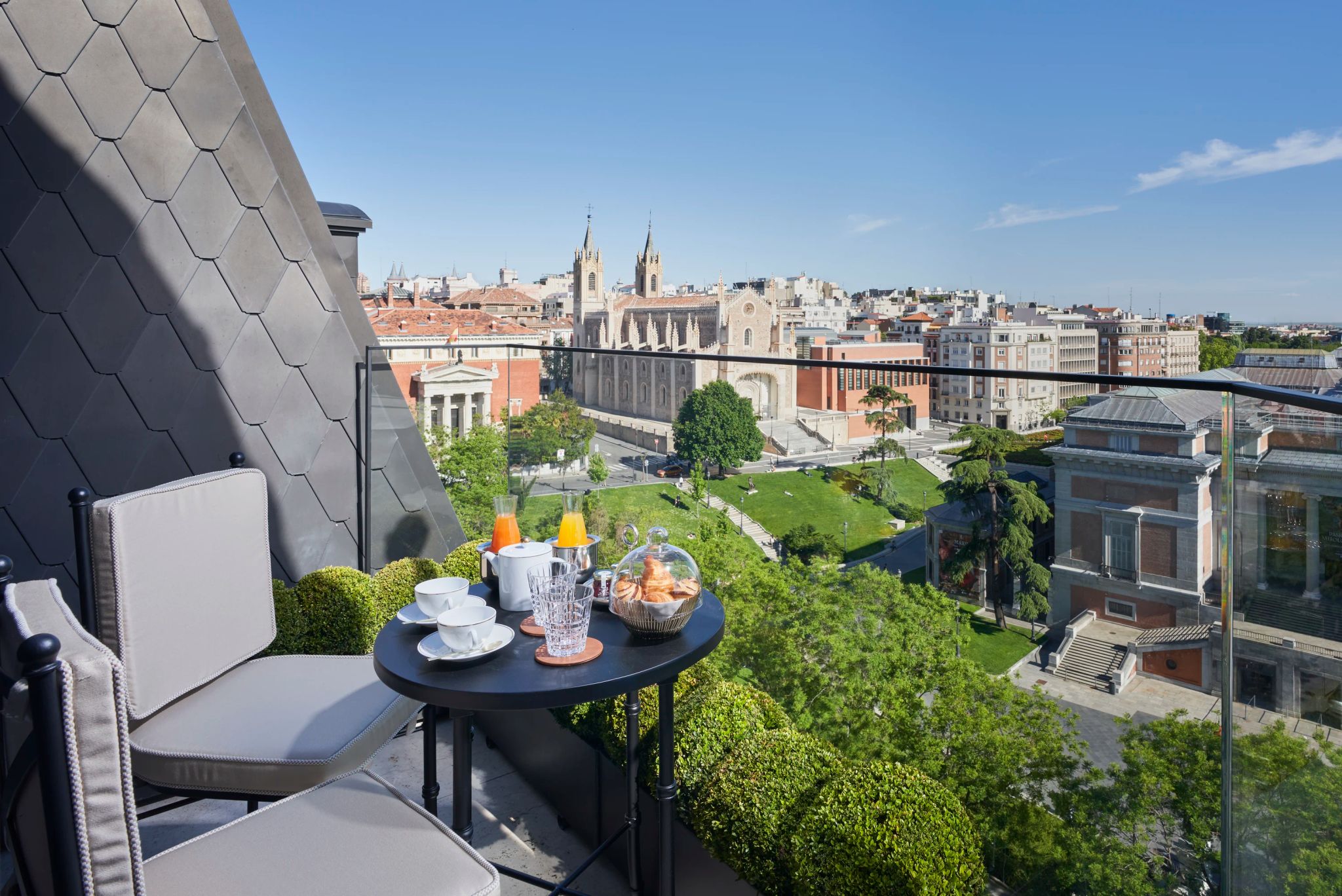 terraço privativo - vista madri - terraço em madri - centro de madri