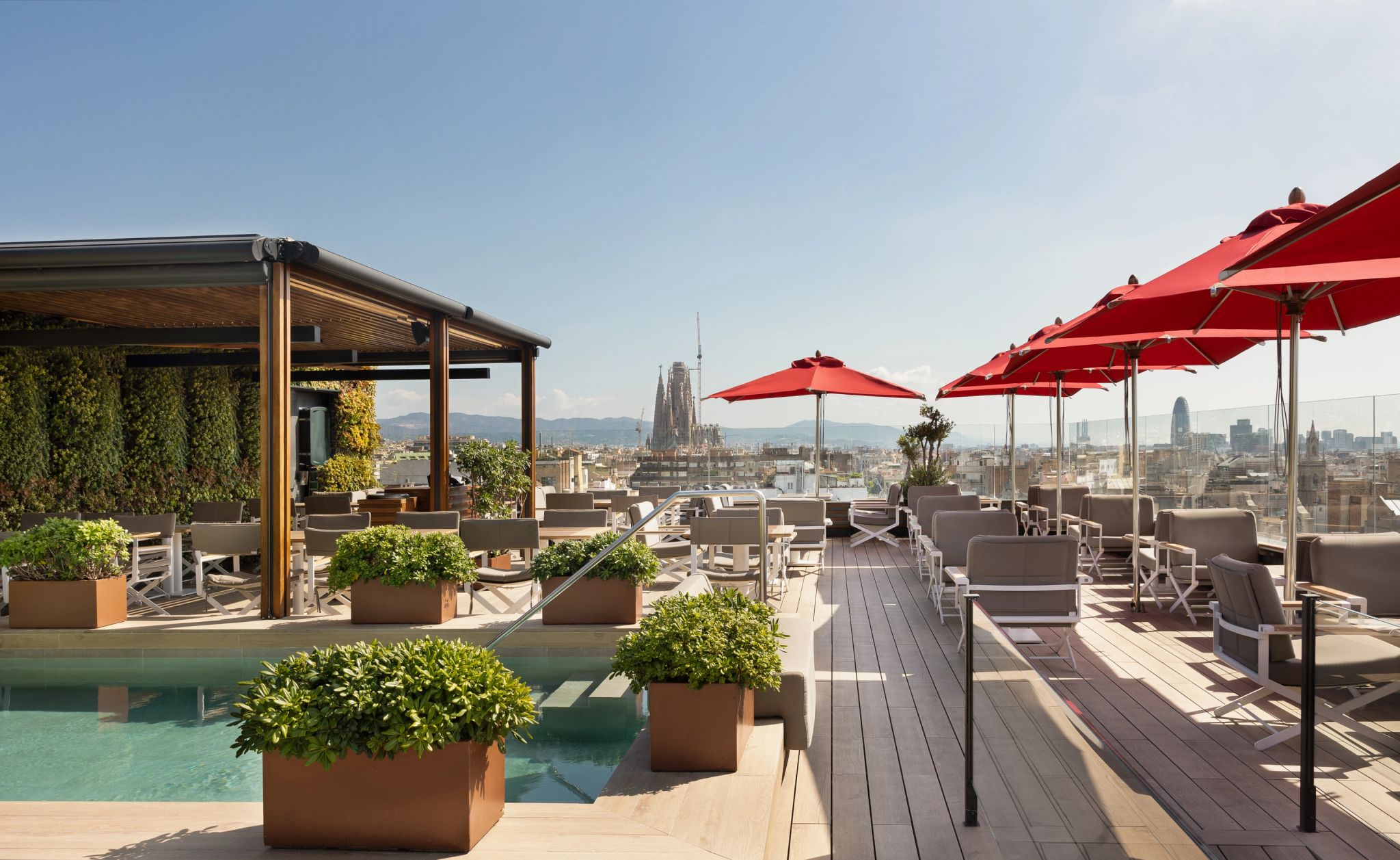 Restaurante e Bar La Dolce Vitae restaurante com terraço - terraço gourmet - terraço vista barcelona