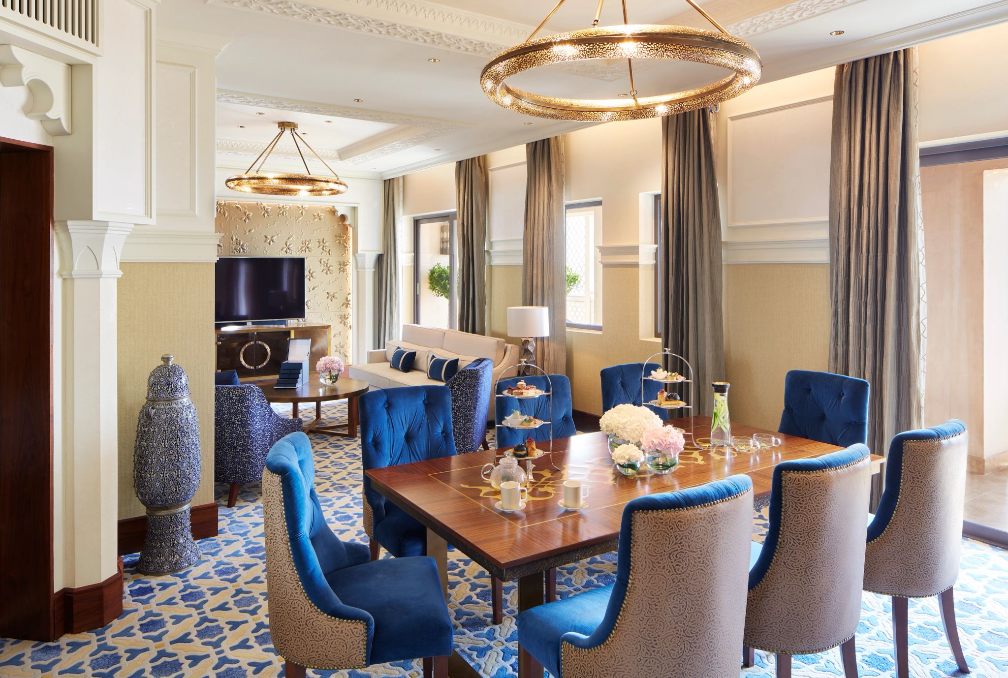 Two Bedroom Family Suite sala de jantar - area gourmet - jantar privativo