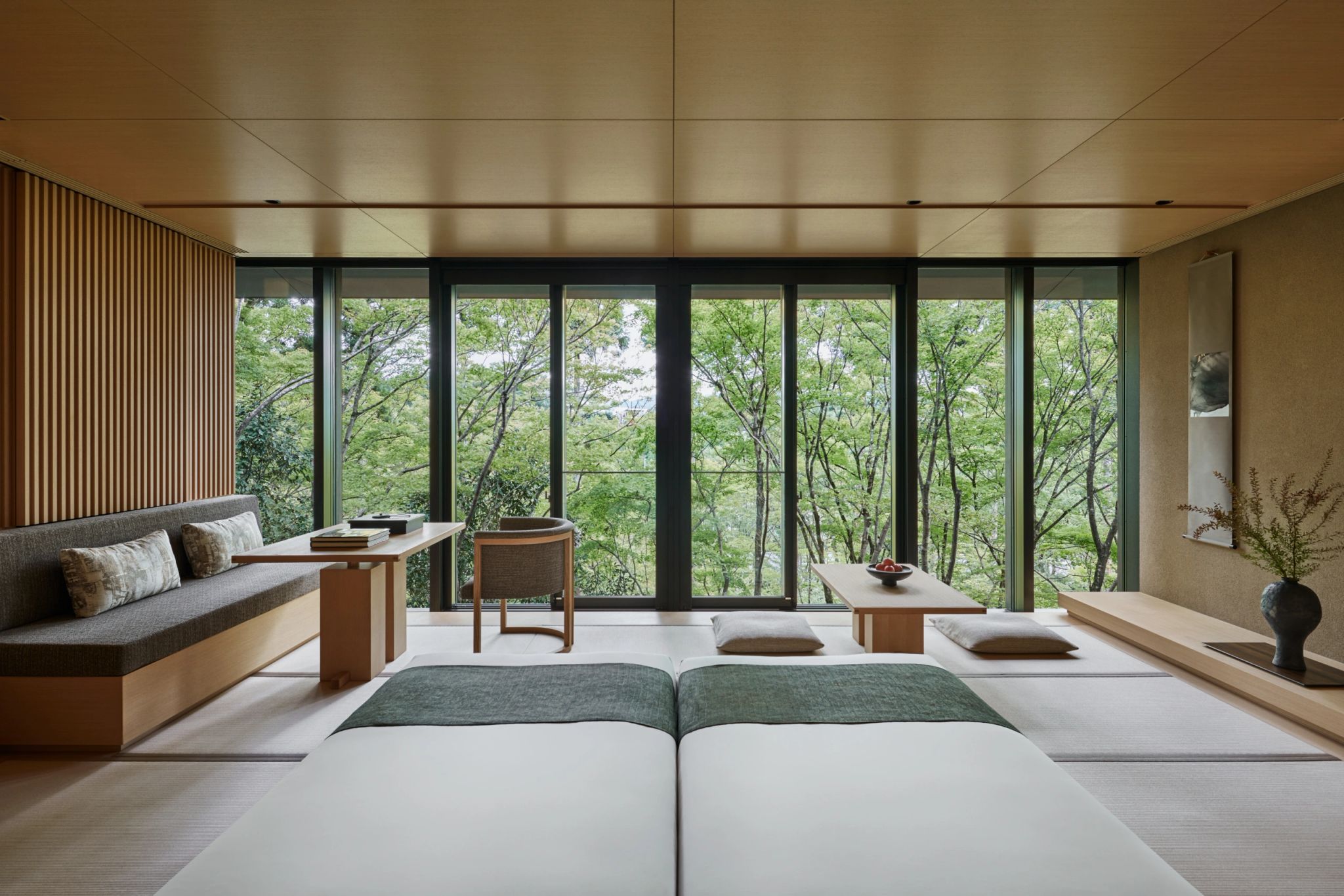 sala de estar suite – cama twin – design de luxo – vista da suite