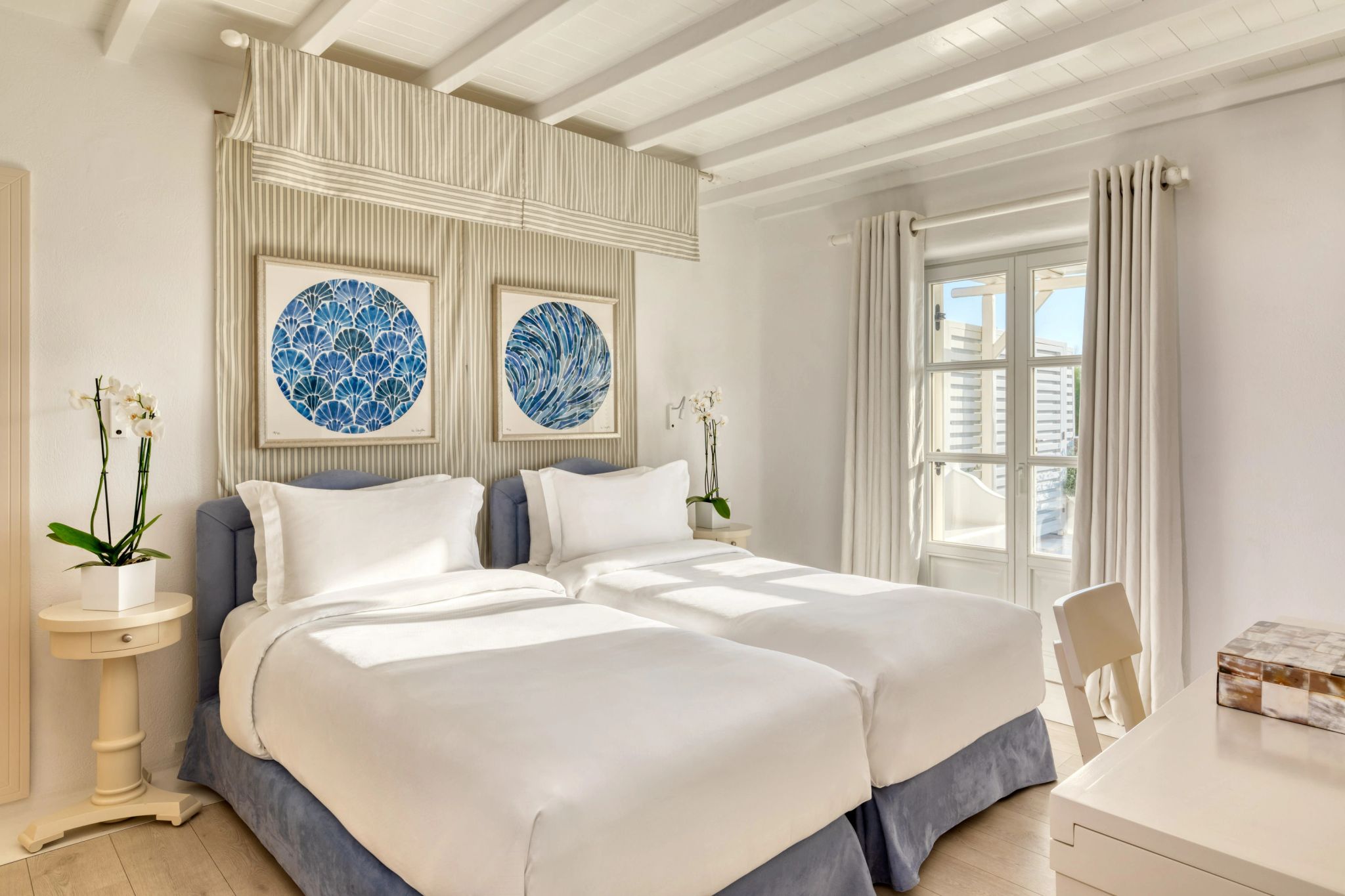 quarto duplo - quarto com duas camas - design moderno