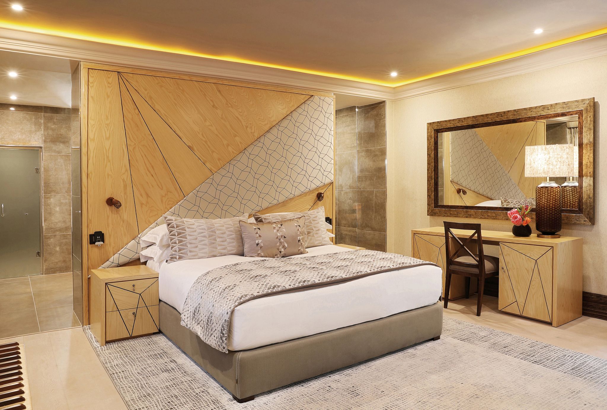 suite platinum - quarto nelson mandela - cama king