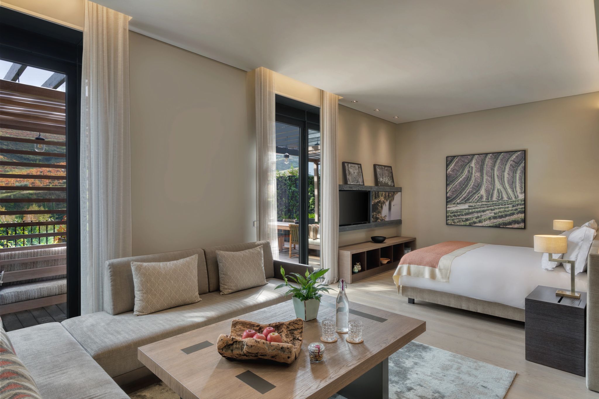 Vineyard Junior Suite Terrace suite premium - sala de estar - design de luxo