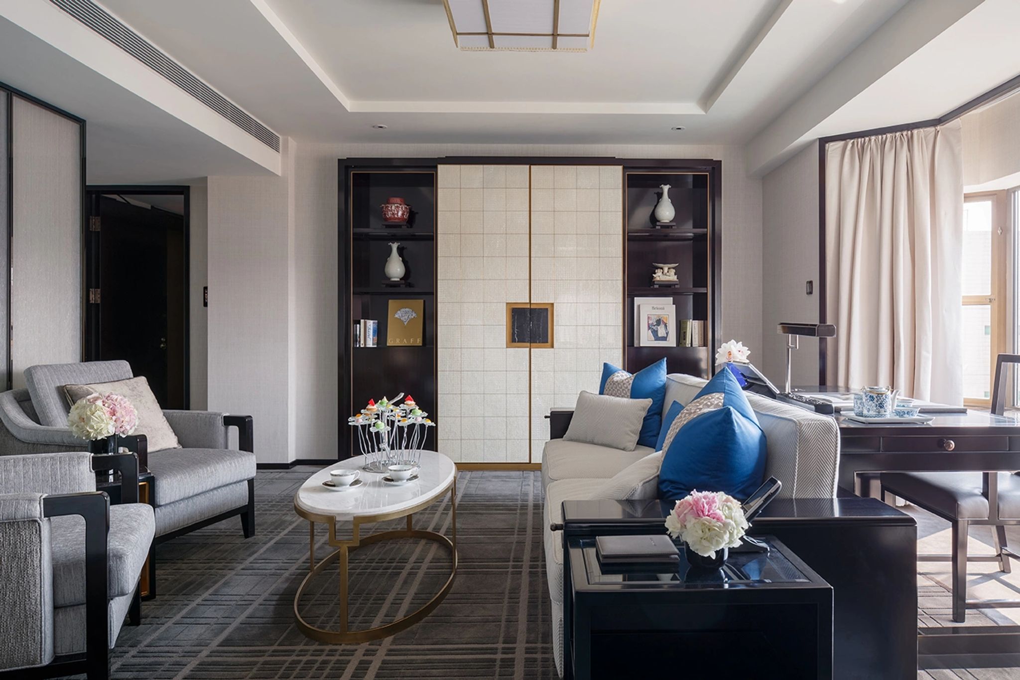 suite com sala – sala de estar – design de luxo