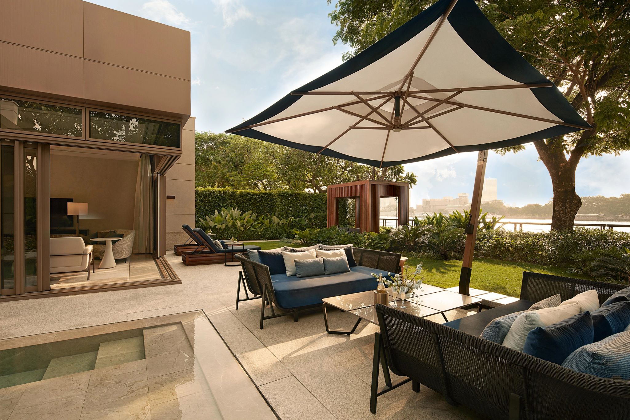 Presidential Villa varanda mobiliada - varanda privativa - banho de sol