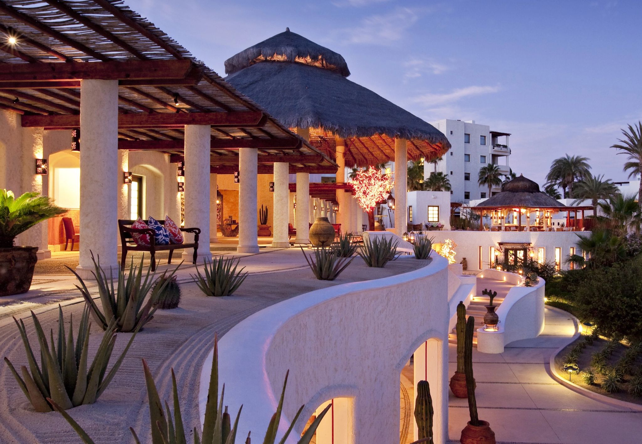 arquitetura mexicana – hotel beira mar - resort 5 estrelas - resort em los cabos