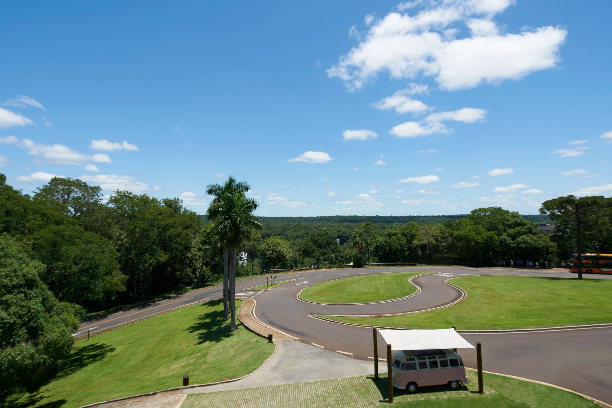 vista do quarto - hotel no brasil